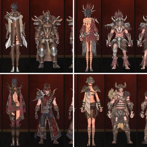 Juno Crystal Gallery Armor Sets