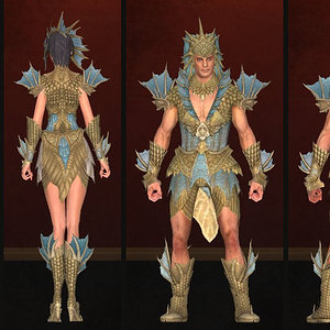 Might of Sea God, Tidewalker's Illusive Armor, Art of Azure Dragon